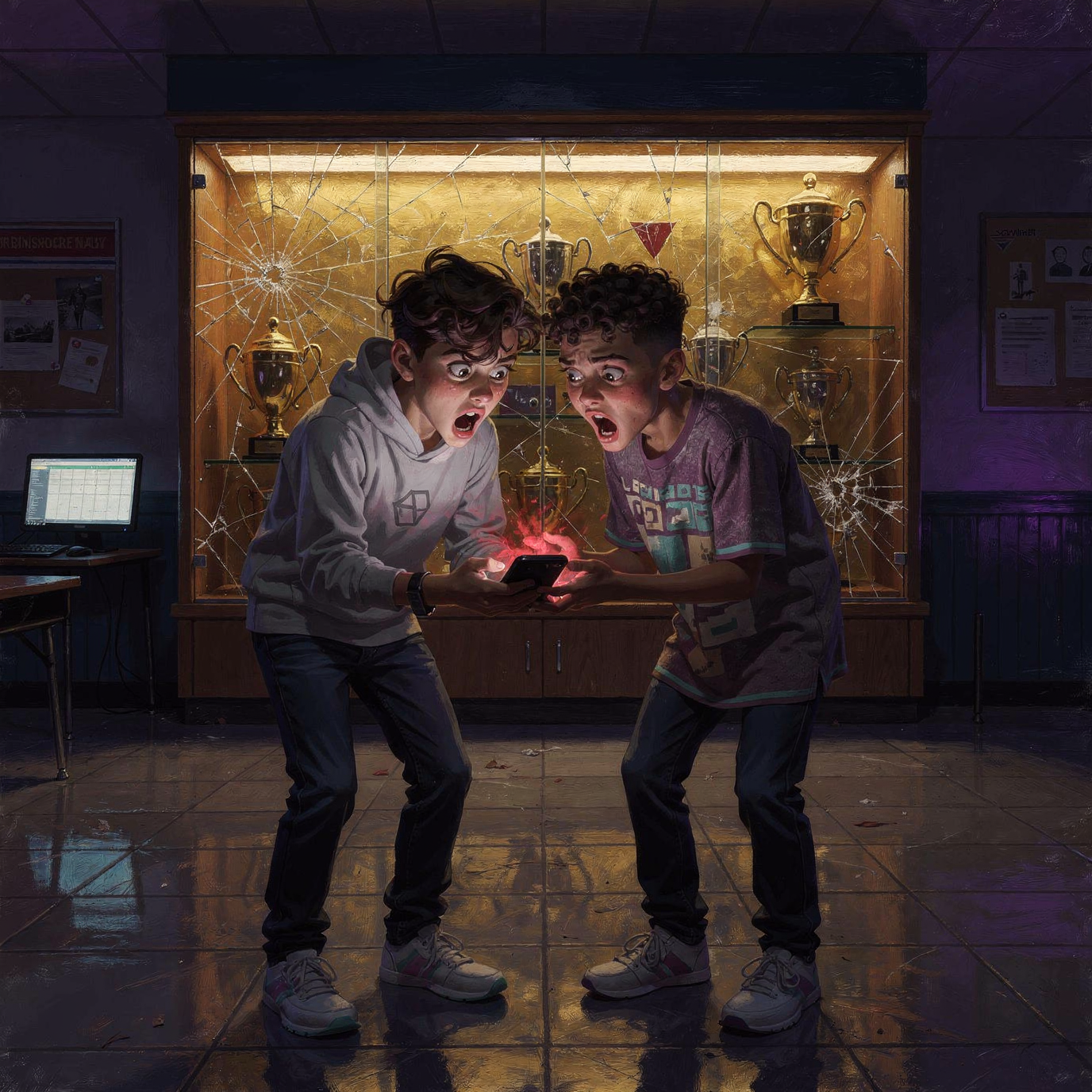 Kai and Jay at the start of Digital Heist